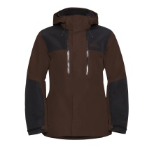 Jack Wolfskin Hiking Jacket/Rain Jacket Jasper 2-Layer (Weather Protection Jacket, Waterproof, Windproof) Dark Brown Men's