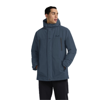 Jack Wolfskin Glacer Shield Winter Jacket (waterproof, breathable, warm) blue men's