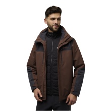 Jack Wolfskin Winter Jacket Jasper 3in1 2025 (waterproof-windproof, breathable, warm) brown/black men's