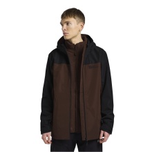 Jack Wolfskin Winter Jacket Taubenberg 3in1 2025 (waterproof and windproof, fleece inner jacket) dark brown men's
