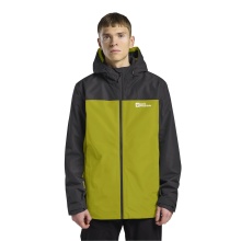 Jack Wolfskin Winter Jacket Taubenberg 3in1 2025 (waterproof and windproof, fleece inner jacket) yellow/black men's