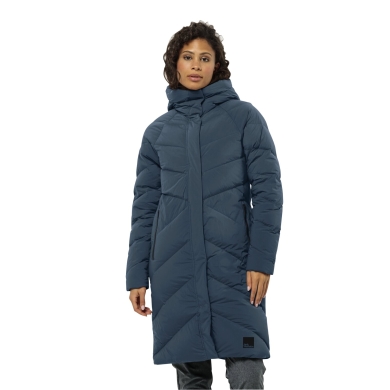 Jack Wolfskin Winter Coat Marienplatz (windproof, very water-repellent) blue ladies