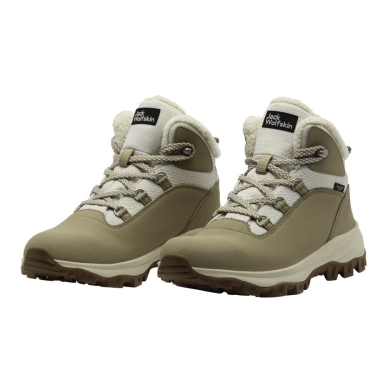 Jack Wolfskin Winter Shoes Everquest Mid Texapore (warm, waterproof, PFC-free) beige ladies