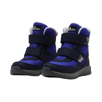 Jack Wolfskin Winter Shoes Polar Bear-B Texapore Mid VC (waterproof, breathable) blue/navy blue boys
