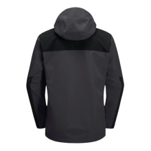 Jack Wolfskin Hiking Jacket/Rain Jacket Jasper 2-Layer (Weather Protection Jacket, Waterproof, Windproof) Phantom Grey Men's