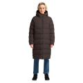 Jack Wolfskin Winter Down Coat Frozen Palace Coat 2025 (windproof, water-repellent) dark brown ladies
