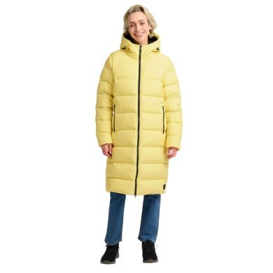 Jack Wolfskin Winter Down Coat Frozen Palace Coat 2025 (windproof, water-repellent) yellow ladies