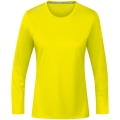 JAKO Sport Long Sleeve Shirt Run 2.0 (100% Polyester, breathable) yellow Women