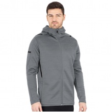 JAKO Leisure Jacket Challenge with Hood (100% Polyester) Dark Grey Men