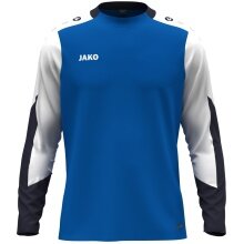 JAKO Sport Long Sleeve Shirt Dynamic (Polyester Eyelet) royal blue/white/navy blue Children