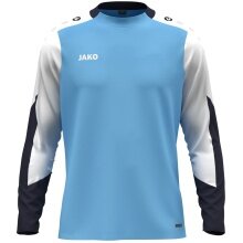 JAKO Sport Long Sleeve Shirt Dynamic (Polyester Eyelet) sky blue/white/navy blue children