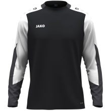 JAKO Sport Long Sleeve Shirt Dynamic (Polyester Eyelet) black/white/anthracite grey children