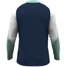 JAKO Sport Long Sleeve Shirt Dynamic (Polyester Eyelet) navy blue/white/mint green children