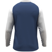 JAKO Sport Long Sleeve Shirt Dynamic (Polyester Eyelet) midnight blue/white/light grey men's