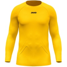 JAKO Long Sleeve Shirt Lightweight (maximum freedom of movement, seamless) Underwear yellow Men's