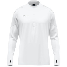 JAKO Long Sleeve Shirt Ziptop Light Flow (Keep Dry, maximum freedom of movement) white men's