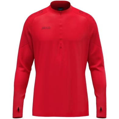 JAKO Long Sleeve Shirt Ziptop Light Flow (Keep Dry, maximum freedom of movement) red Children