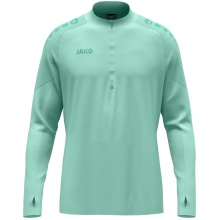 JAKO Long Sleeve Shirt Ziptop Light Flow (Keep Dry, maximum freedom of movement) mint green children