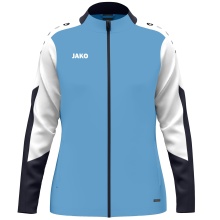 JAKO Polyester Jacket Dynamic (100% recycled Polyester) sky blue/white/navy blue ladies