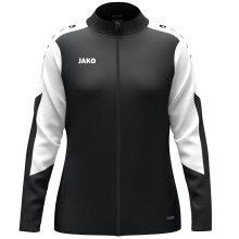 JAKO Polyester Jacket Dynamic (100% recycled Polyester) black/white/anthracite grey ladies