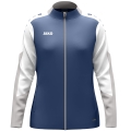 JAKO Polyester Jacket Dynamic (100% recycled Polyester) midnight blue/white/light grey Ladies