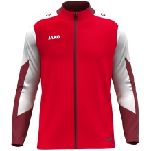 JAKO Polyester Jacket Dynamic (100% recycled Polyester) red/white/dark red Men's