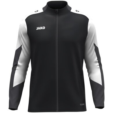 JAKO Polyester Jacket Dynamic (100% recycled Polyester) black/white/anthracite grey men's