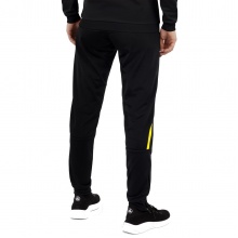 JAKO Training Pants (Polyester Pants) Challenge (100% Polyester) long black/yellow Men