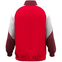 JAKO Training Jacket (Web Jacket) Dynamic - Stretch Micro Twill - red/white/dark red Men's