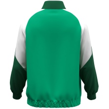 JAKO Training Jacket (Web Jacket) Dynamic - Stretch Micro Twill - green/white/dark green Men's