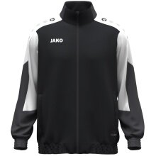 JAKO Training Jacket (Web Jacket) Dynamic - Stretch Micro Twill - black/white/anthracite grey Men's