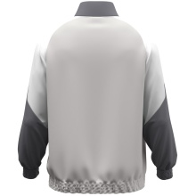JAKO Training Jacket (Web Jacket) Dynamic - Stretch Micro Twill - Light Grey/White/Grey Men's