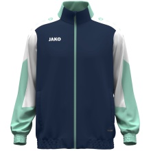 JAKO Training Jacket (Web Jacket) Dynamic - Stretch Micro Twill - navy blue/white/mint green Men's