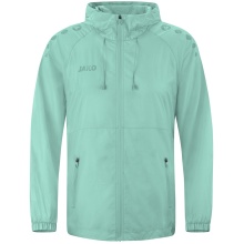 JAKO Lightweight Flow Functional Jacket with Hood (wind and water-repellent) mint green men's