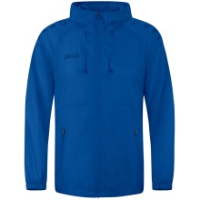 JAKO Lightweight Flow Functional Jacket with Hood (wind and water repellent) royal blue Men's