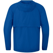 JAKO Lightweight Flow Functional Jacket with Hood (wind and water repellent) royal blue Men's