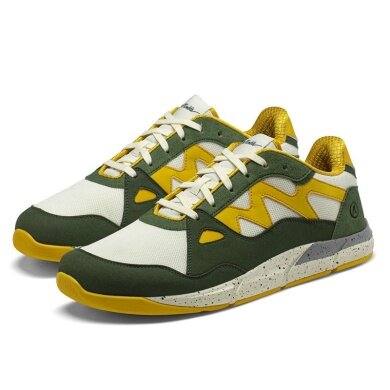 Joe Nimble Sneaker Addict (Zero Drop, wide toe box) khaki green/white/yellow men's