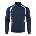 Joma Long Sleeve Championship 20 Sweatshirt (1/4 Zip, comfortable, recycled Polyester) navy blue/grey Men's