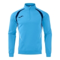 Joma Long Sleeve Championship 20 Sweatshirt (1/4 Zip, comfortable, recycled Polyester) light blue/dark blue Men's