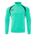 Joma Long Sleeve Championship 20 Sweatshirt (1/4 Zip, comfortable, recycled Polyester) mint green/black Men's