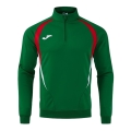 Joma Long Sleeve Championship 20 Sweatshirt (1/4 Zip, comfortable, recycled Polyester) green/red Men's