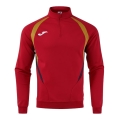 Joma Long Sleeve Championship 20 Sweatshirt (1/4 Zip, comfortable, recycled Polyester) red/dark blue Men's