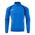 Joma Long Sleeve Championship 20 Sweatshirt (1/4 Zip, comfortable, recycled Polyester) royal blue/dark blue Men's