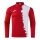 Joma Long Sleeve Shirt Picacho City Sweatshirt (1/4 Zip, durable, comfortable fit) red/white men's
