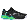 Joma Padel Shoes Spin 2501 (Stability/Cushioning) black/green men's