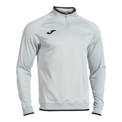 Joma Pullover Combi Premium Sweatshirt (Half-Zip, Stand-Up Collar) light grey Men's