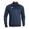 Joma Pullover Combi Premium Sweatshirt (Half-Zip, Stand-Up Collar) navy blue/red Men's