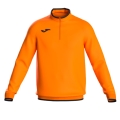 Joma Pullover Combi Premium Sweatshirt (Half-Zip, Stand-up Collar) orange/black Men's