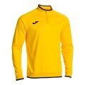 Joma Pullover Combi Premium Sweatshirt (Half-Zip, Stand Collar) yellow/black men's