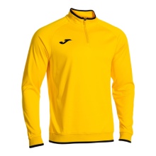Joma Pullover Combi Premium Sweatshirt (Half-Zip, Stand Collar) yellow/black men's